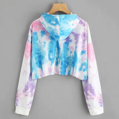 Creative Ladies' Colorful Long Sleeve Sports Hoodie