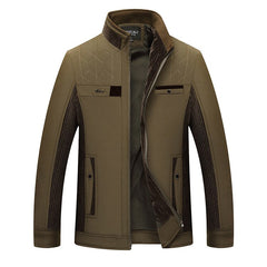 Men's Lightweight Stand Collar Jacket for Spring and Fall