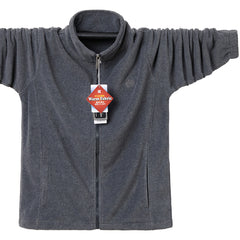 Men's Casual Outdoor Polar Fleece Jacket Plus Size