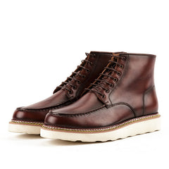 Korean High-Top Men's Tooling Boots