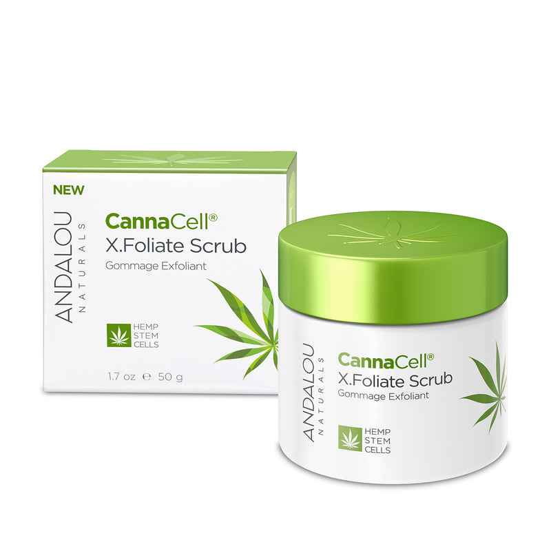 Andalou Naturals CannaCell X.Foliate Scrub 1.7 Ounces