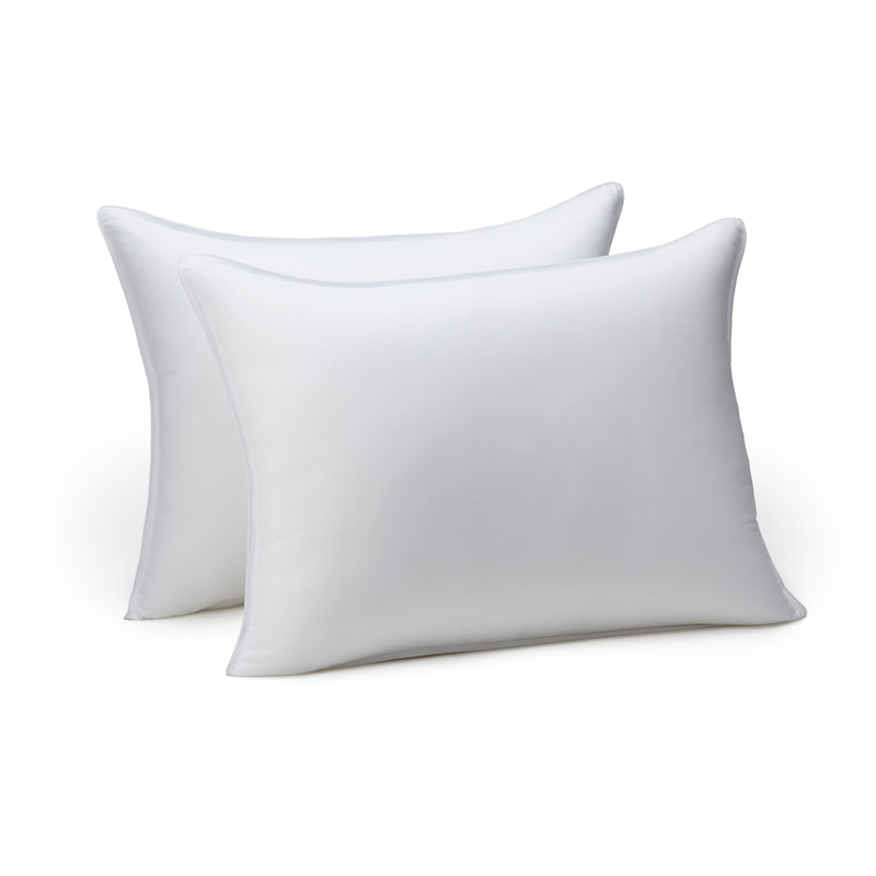 Amazon Basics Down Alternative Pillow for Back Side Sleepers Medium Density Standard Size 26