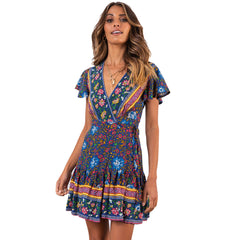 Bohemian Printed Dress Skirt