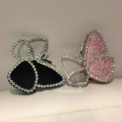 Luxury Rhinestone Butterfly Clutch Bag for Women