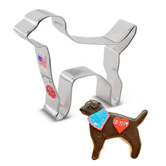 Labrador Dog Cookie Cutter 4.4" Made in USA by Ann Clark