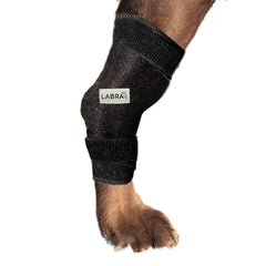 Labra Dog Canine K9 Ice Heat Cold Hot Pack Therapy Compression Leg Wrap - Pain Relief Arthritis Brace for Sprained Injured Joints Vet Approved - Large