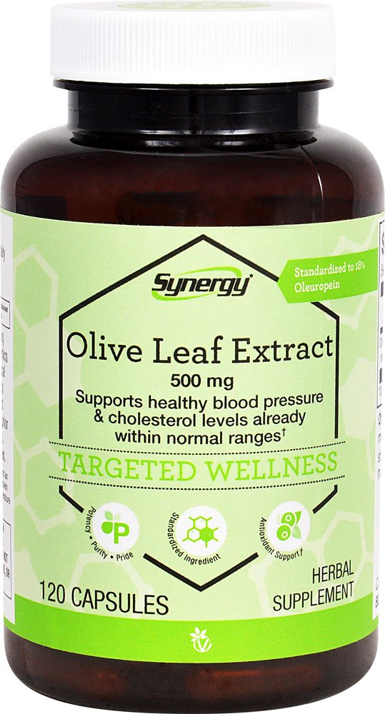 Vitacost Synergy Olive Leaf Extract - Standardized -- 500 Milligram - 120 Capsules