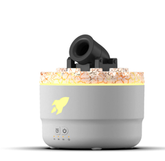 Battery Aroma Diffuser with Colorful Flame Light (One Set)