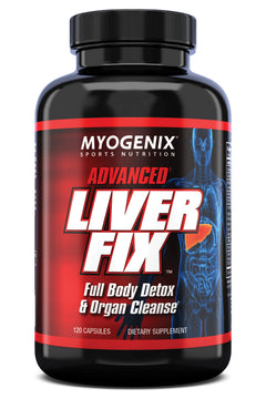 Myogenix Advanced Liver Support Capsules - Liver Health Formula Easy-to-Swallow Capsules Daily Supplement (120 Count)