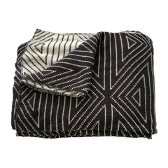 Nordic Style Gray Knitted Thick Blanket for Winter