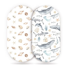 Elastic Printed Fitted Sheet for Baby Cradle & Changing Table