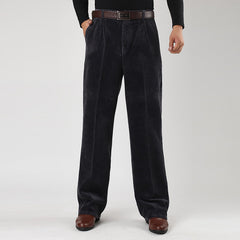 Men's Thick Corduroy Casual Pants for Middle-aged (1pc)