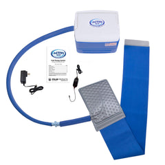 Polar Active Ice 3.0 Cold Therapy Ice Machine System with Programmable Timer Back and Hip Compression Pad Lightweight 9 Quart Cooler Quiet Pump Strong Cryotherapy Pain Relief Treatment