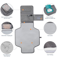 Portable Waterproof Folding Baby Diaper Pad