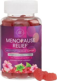 Menopause Supplements for Women - Mild Hot Flashes & Night Sweats Support Multi Benefit Menopause Relief Gummy Natural Support for Balance & Energy Gluten-Free Menopause Vitamins - 60 Gummies