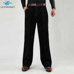 Men's Thick Corduroy Casual Pants for Middle-aged (1pc)