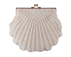 Handmade Shell Beaded Embroidered Dinner Party Bag