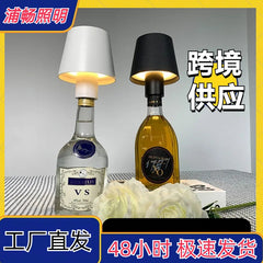 Creative Portable Wine Bottle Table Lamp for Bars