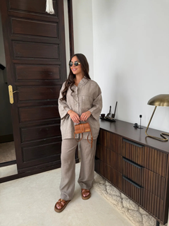 Nobu Linen Set - Women's Fashionable 2-Piece Outfit