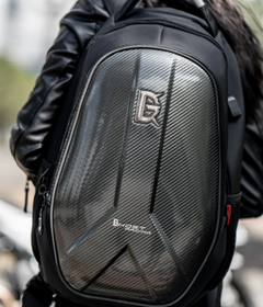 Carbon Fiber Waterproof Motorcycle Backpack for Men