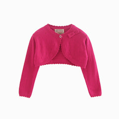 Bow Knot Children's Summer Knitted Cardigan (1-3 Years)