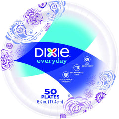 Dixie Heavy Duty Paper Plates (6.875 inch 50 Count)