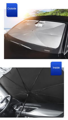 51" Car Windshield Sun Shade Foldable Umbrella Front Window Cover Visor Umbrella