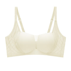 3D Velvet Thin Jelly Bra with Soft Support for Women