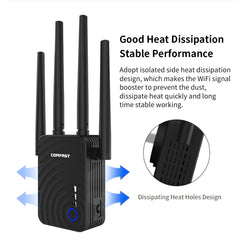 Comfast Dual-Band 1200Mbps Wireless Range Extender