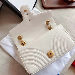2022 Vintage Leather Messenger Bag for Women
