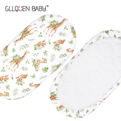 Elastic Printed Fitted Sheet for Baby Cradle & Changing Table