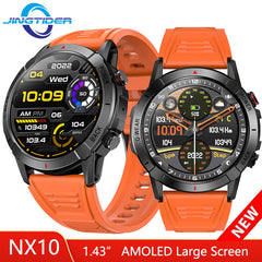 JingTider Rugged Outdoor Smart Watch with AMOLED Display