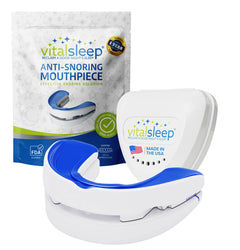 VitalSleep Anti Snoring Device Mens Size Stop Snoring Mouth Guard Adjustable Anti Snoring Mouthpiece USA Made & FDA Cleared Device for Snoring