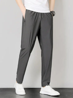 Men's Casual Solid Color Loose Straight-leg Sport Pants