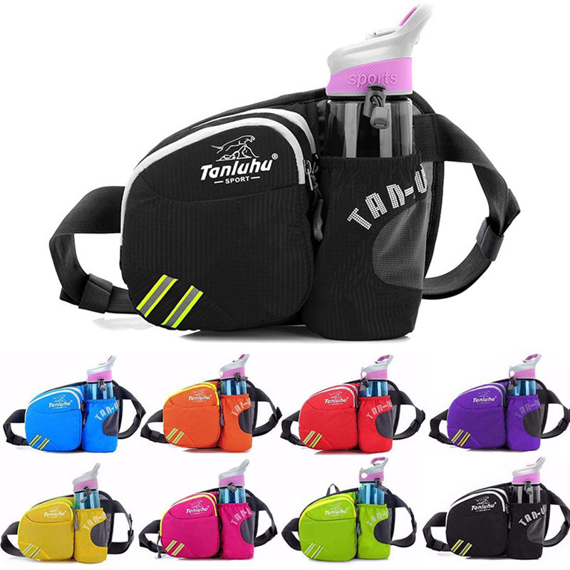 Women’s Running Waist Bag with Water Bottle Holder