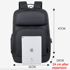 Waterproof 17-Inch Men's Laptop Business Backpack