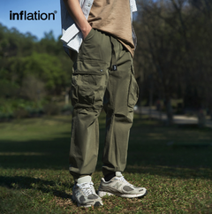 Men's Light Color Harem Pants with Cuffed Ankle