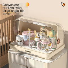 UV Sterilizer Cabinet for Baby Bottles with Dust Cover