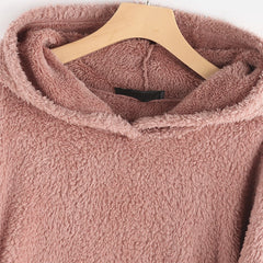 Long Sleeve Cat Print Hoodie with Irregular Hem
