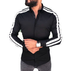 Men's Long Sleeve Fashion Striped Shirt - Wholesale Supplier