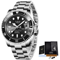 Waterproof Quartz Three Hand Watch