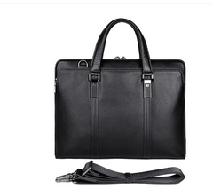 Gentleman Style Leather Business Briefcase Handbag