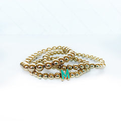 Initial Bracelet Set