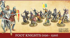 Wargames Atlantic The Age of Chivalry Foot Knights (1150-1320) 28MM Scale Miniatures