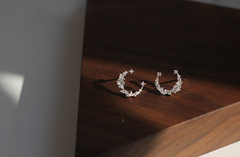 Sailor Moon Zircon Earrings - Moon Studs