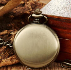Quartz Watch, Vintage Mechanical Watch, Bronze Pocket Watch