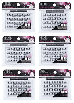 Ardell Double Individuals Knot Free Double Flares Black Med (6 Pack)
