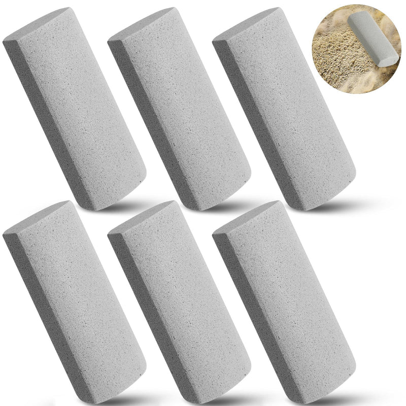 Abbylike 6 Pcs Pet Hair Remover Gray Hair Remove Pumice Stone Car Pet Hair Removal Tool Dog Hair Car Remover Cat Fur Removal Tool for Bedding Carpet Couch Furniture Cleaning (5.3 x 2 x 1.4 Inch)