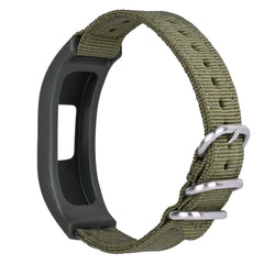 C2D JOY Nylon Bands Compatible with Garmin Vivofit 4 tracker Replacement Bands with Case-Army Green