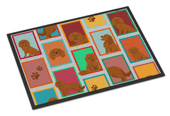 Lots of Ruby Cavalier Spaniel Doormat